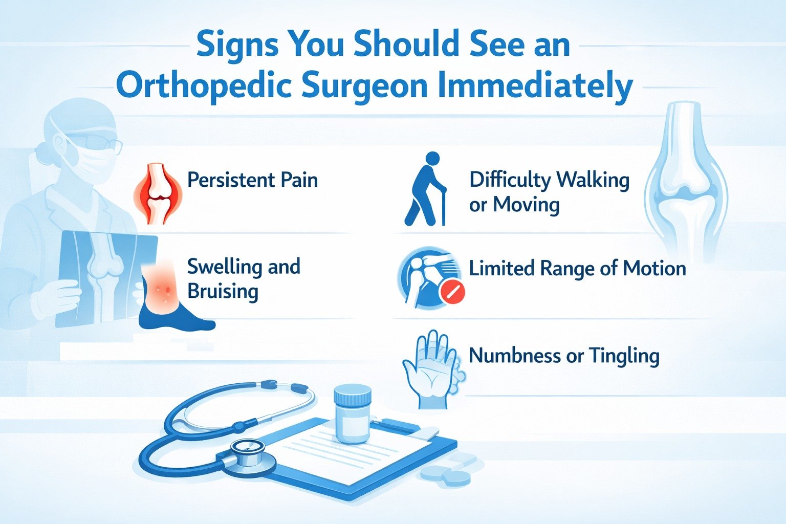 Signs You Should See an Orthopedic Surgeon Immediately